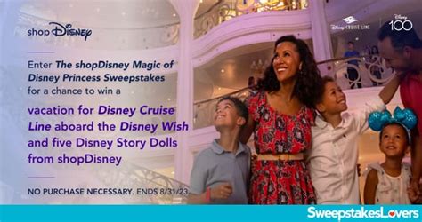 disney cruise line sweepstakes|Enter the shopDisney Magic of Disney Princess Sweepstakes for .